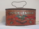  UNION LEADER CUT PLUG TOBACCO TIN/ LUNCH PAIL
