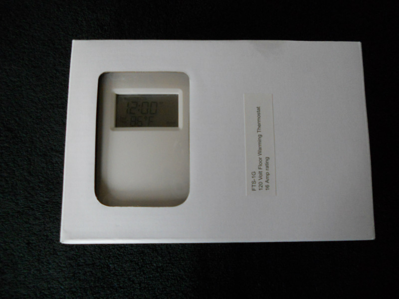 Warm Tiles by Easy Heat FTS1G Programmable Floor Warming Thermostat