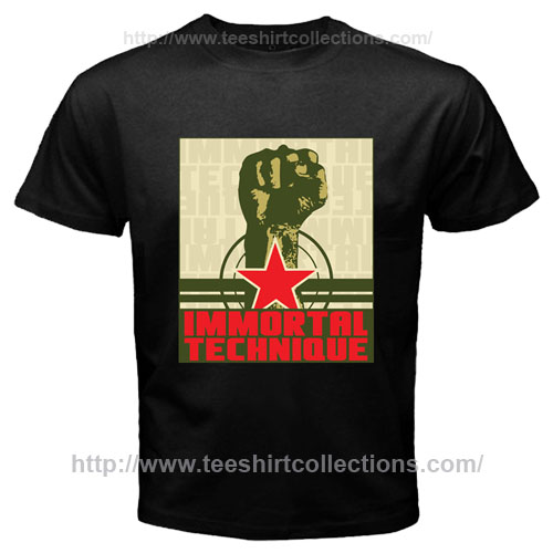 Immortal Technique Revolutionary Vol 1 2 The Martyr Logo Black T-Shirt ...