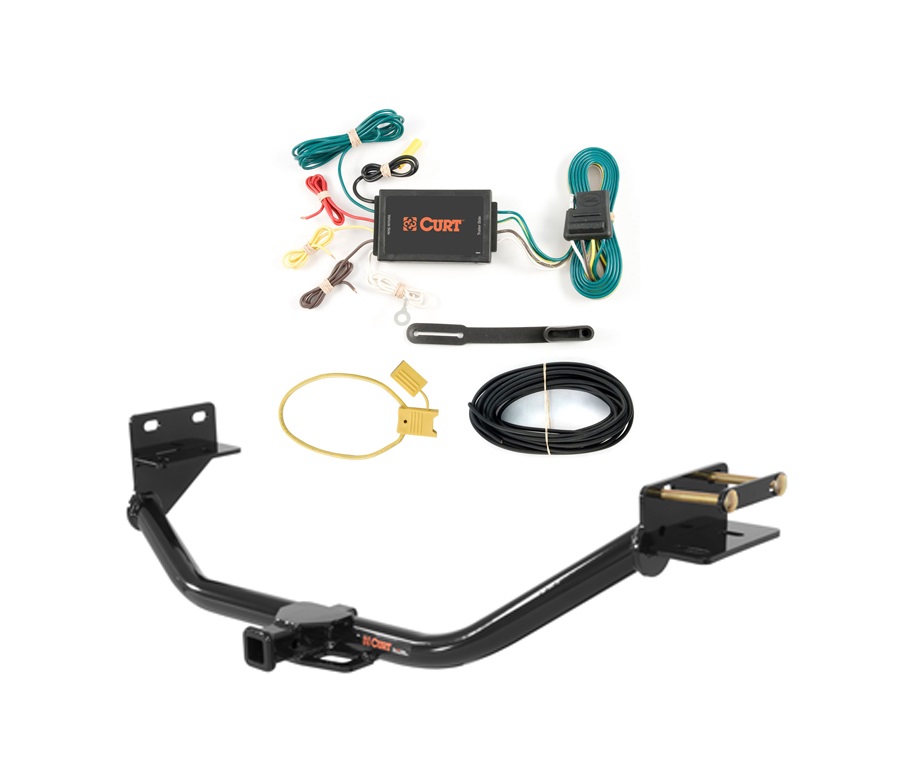 Curt Class 2 Trailer Hitch & Wiring for Hyundai Santa Fe ... hyundai santa fe trailer hitch wiring 