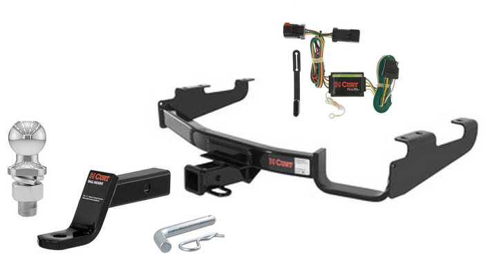 Curt Class 3 Trailer Hitch Tow Package for Town & Country/Caravan/Grand 2001 Dodge Grand Caravan Towing Capacity