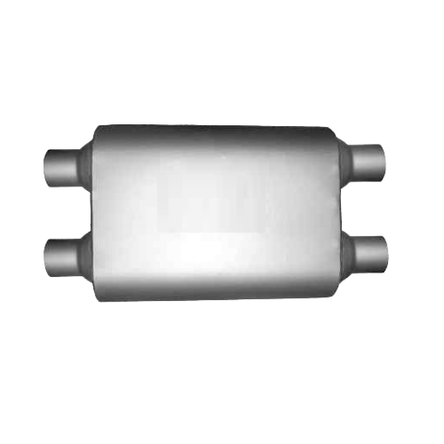 Single chamber muffler sound