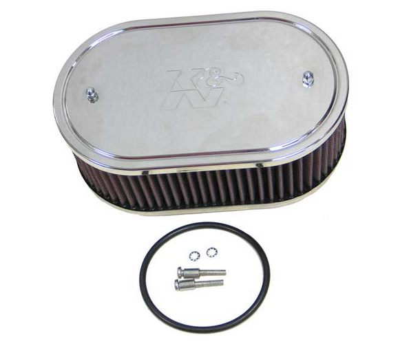 K&N 561730 Custom Oval Air Filter Assembly for er Carburetors eBay