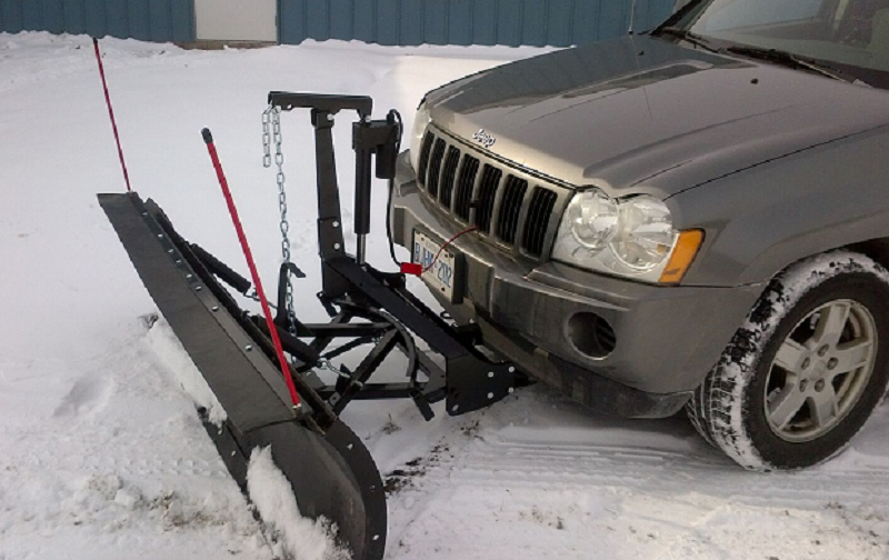 SnowBear 324172 Black 84" Pro Shovel Snow Plow Kit for Midsize Trucks