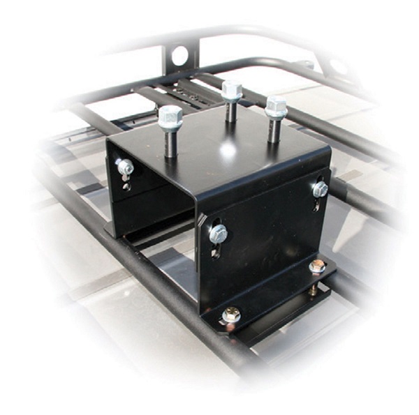 Smittybilt D8545 Defender Roof Rack Spare Tire Mount 5 x 4.5 Bolt Pattern