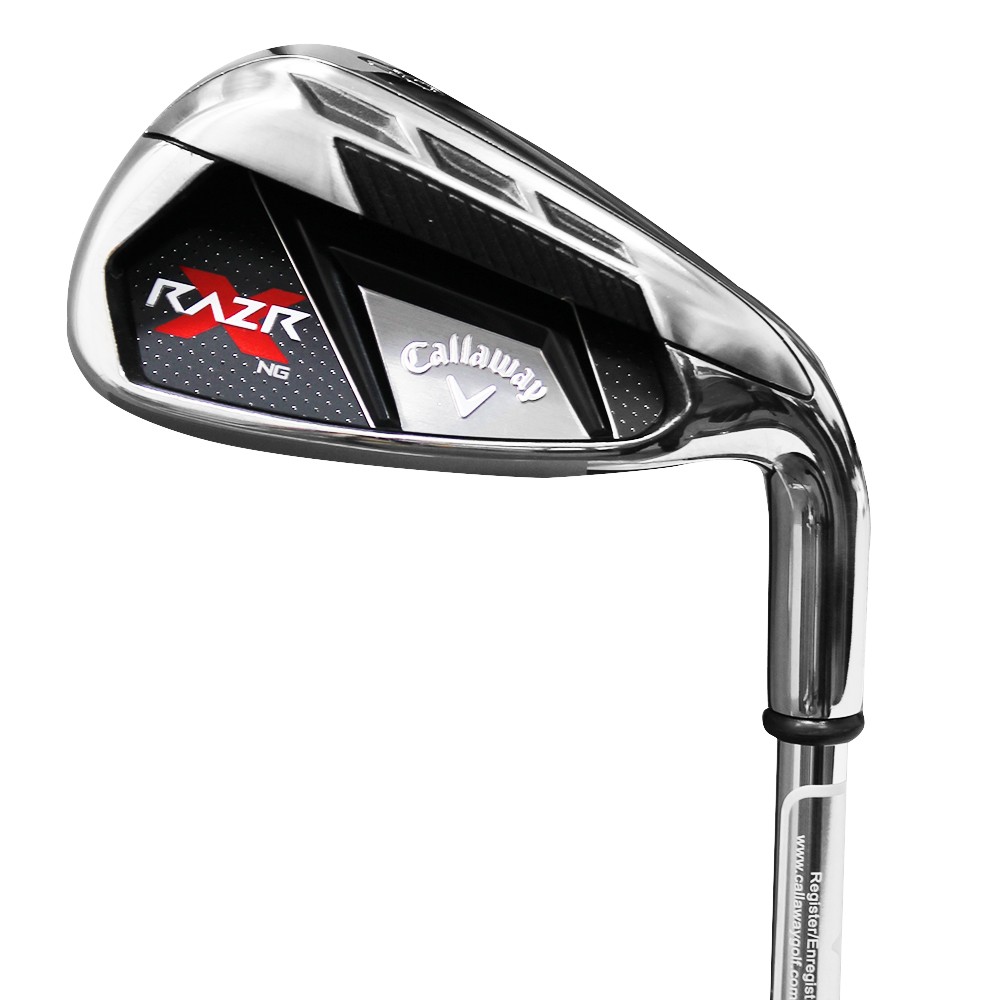 New Callaway RAZR X NG Iron Set 4PW AW Uniflex Steel Left Hand