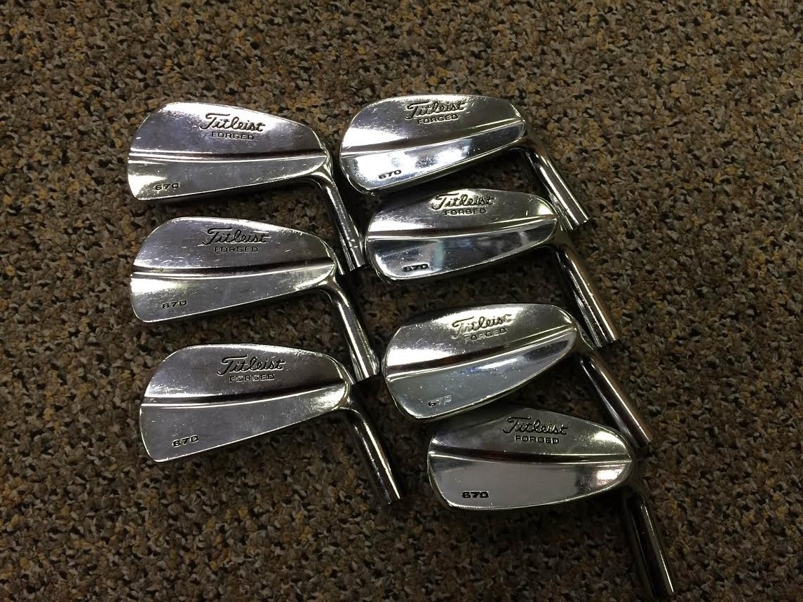 Titleist 670 Forged Iron Set 4-PW Heads Only Right Handed | eBay