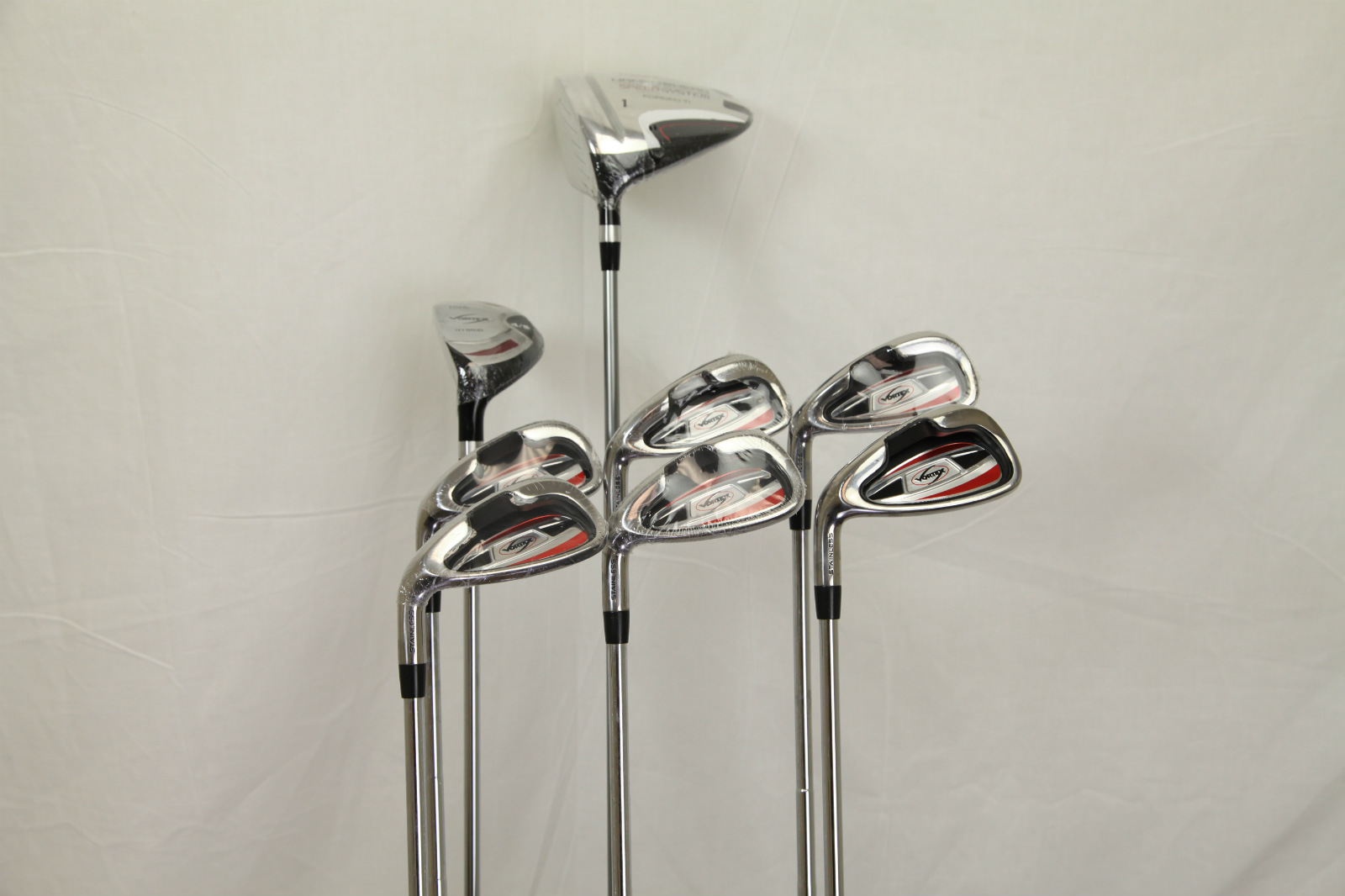 Left Hand Tiger Shark Vortex Hybrid Iron Combo Set 5 Pw Sw W