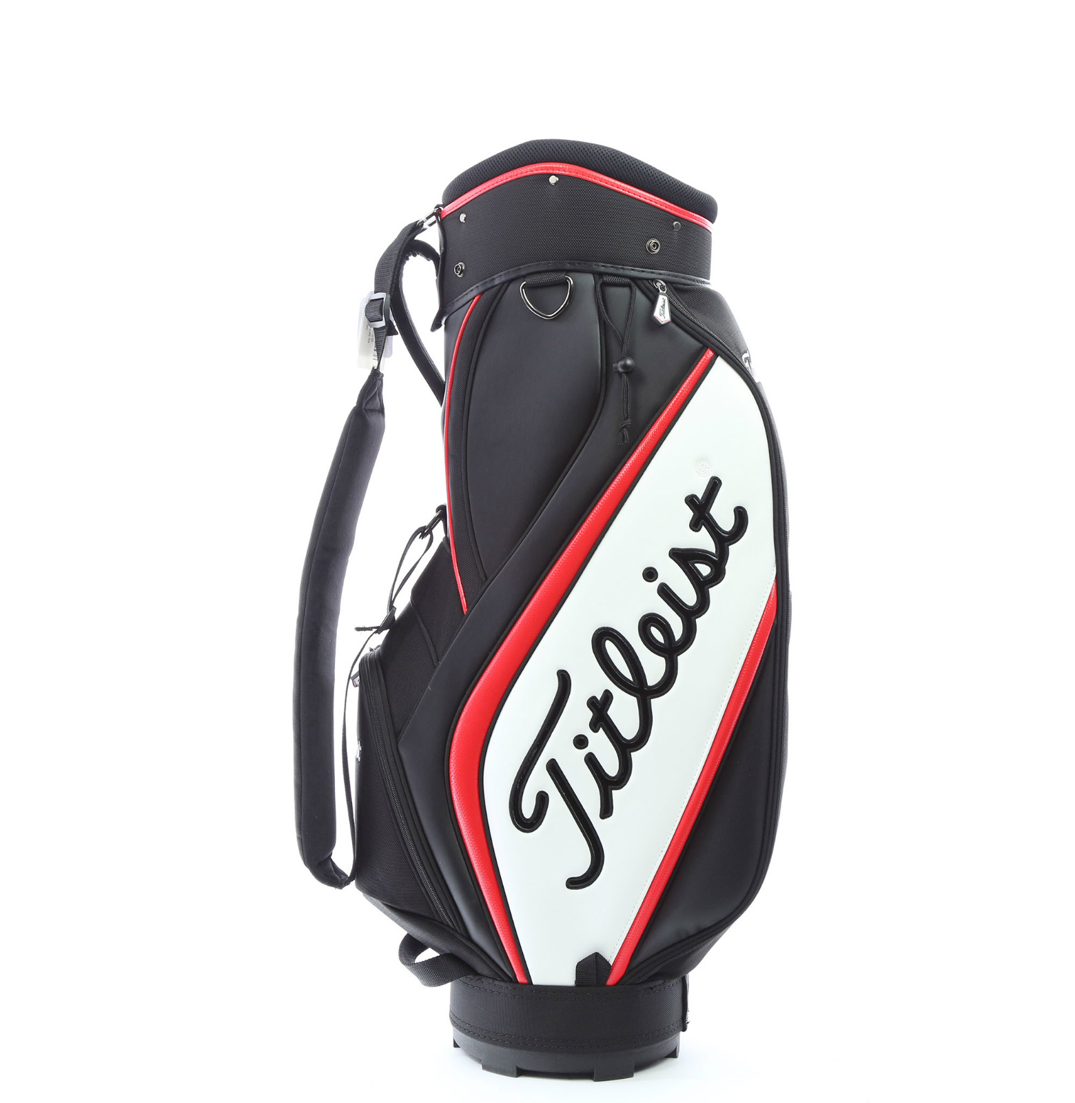 Titleist AP 714 Midsize Staff Bag Single Strap 6 Dividers 10&quot; Mouth Golf | eBay