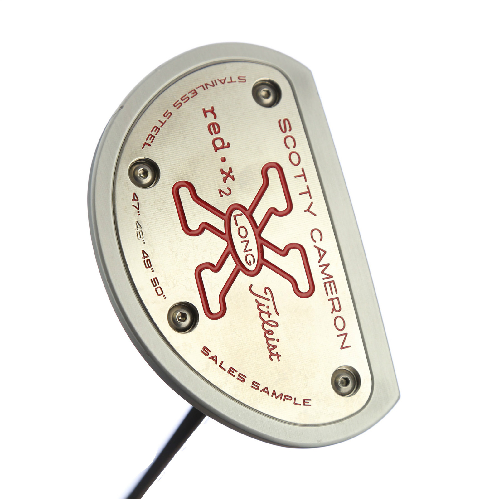 Titleist Scotty Cameron Red X2 Long 53" Putter RH Center Shaft Stock