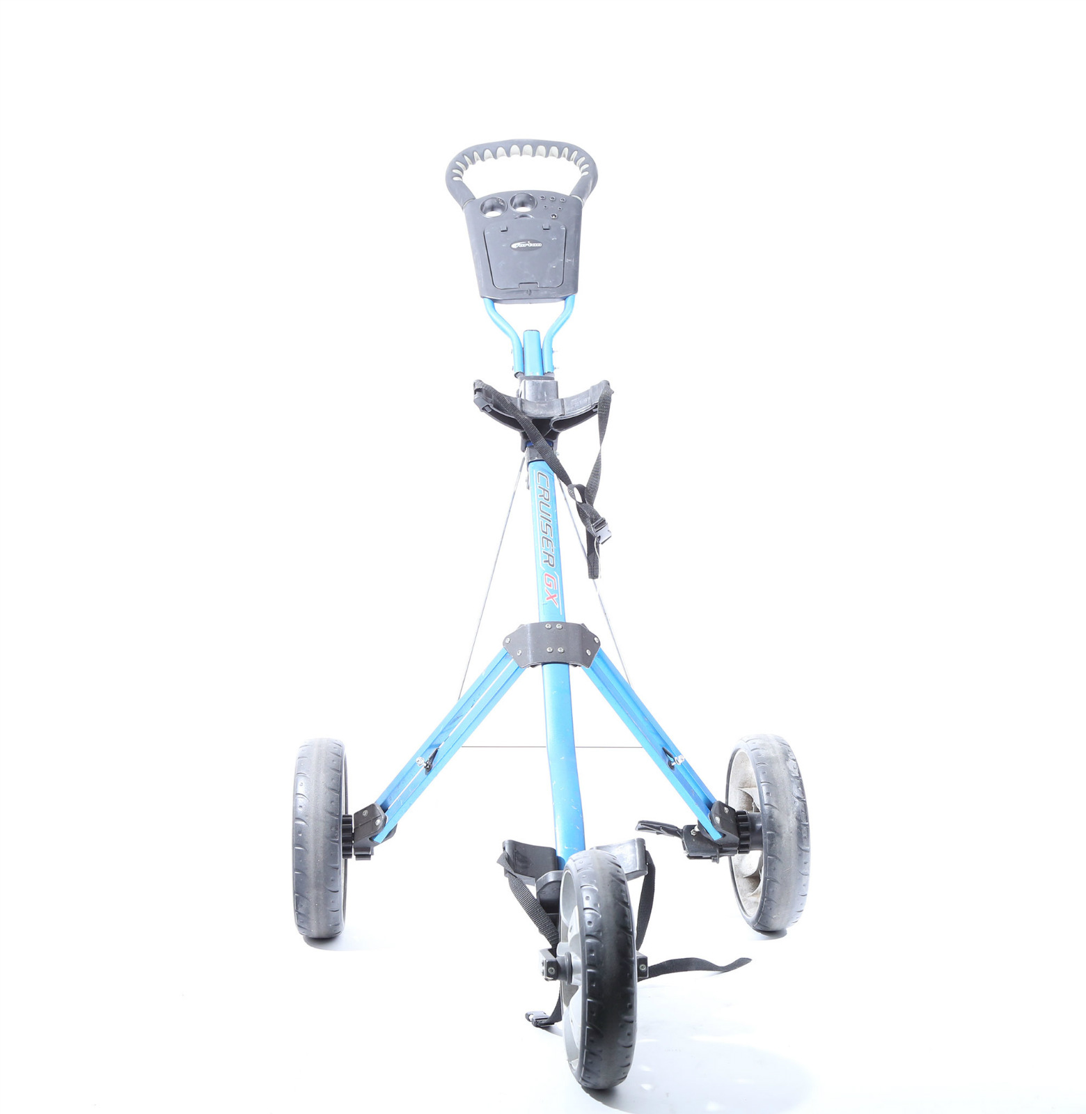 Tartan Cruiser GX 3Wheel Golf Push/Pull Cart Metallic Blue/Black