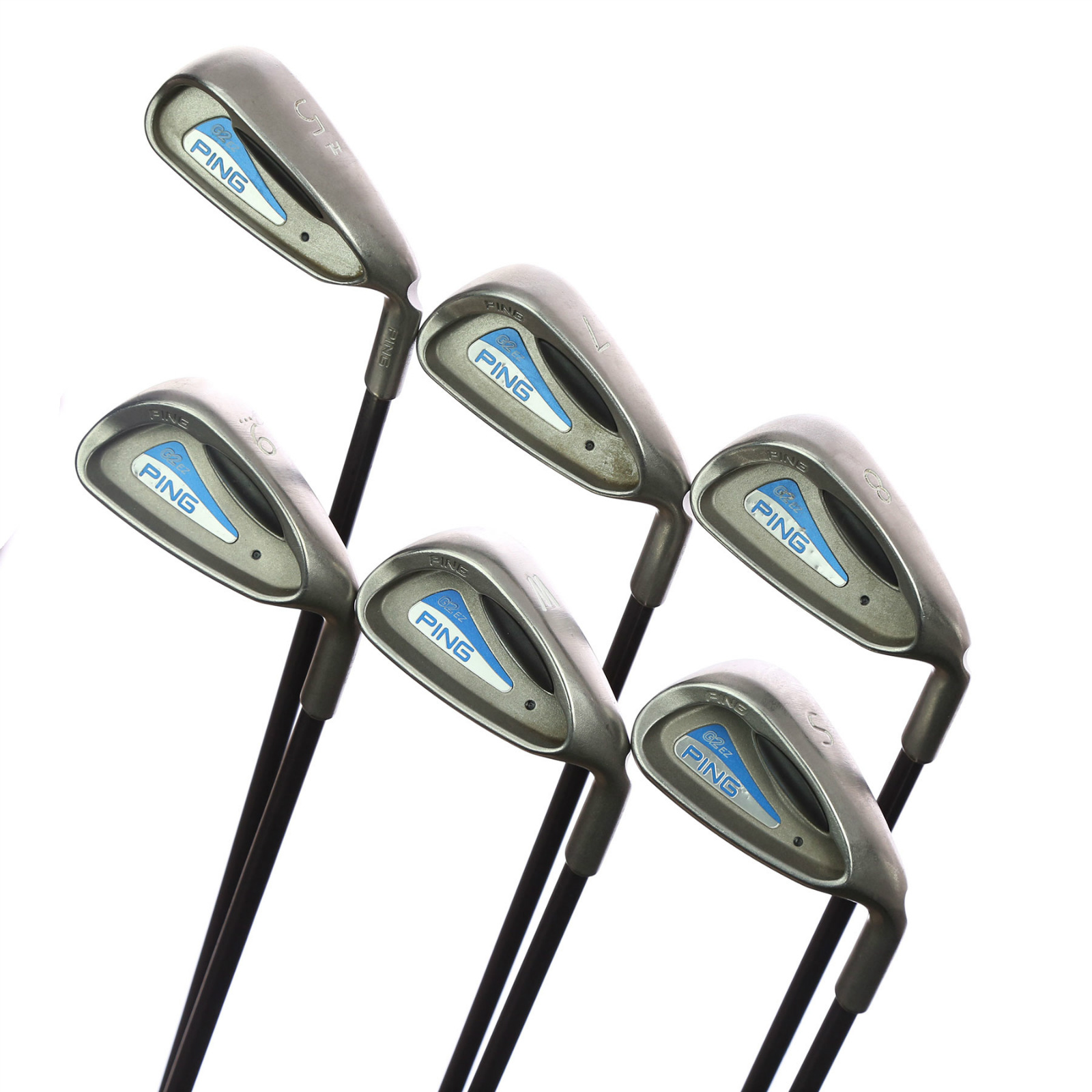 Ping G2 EZ Black Dot Iron Set 5SW Soft Regular TFC 100 Graphite Right