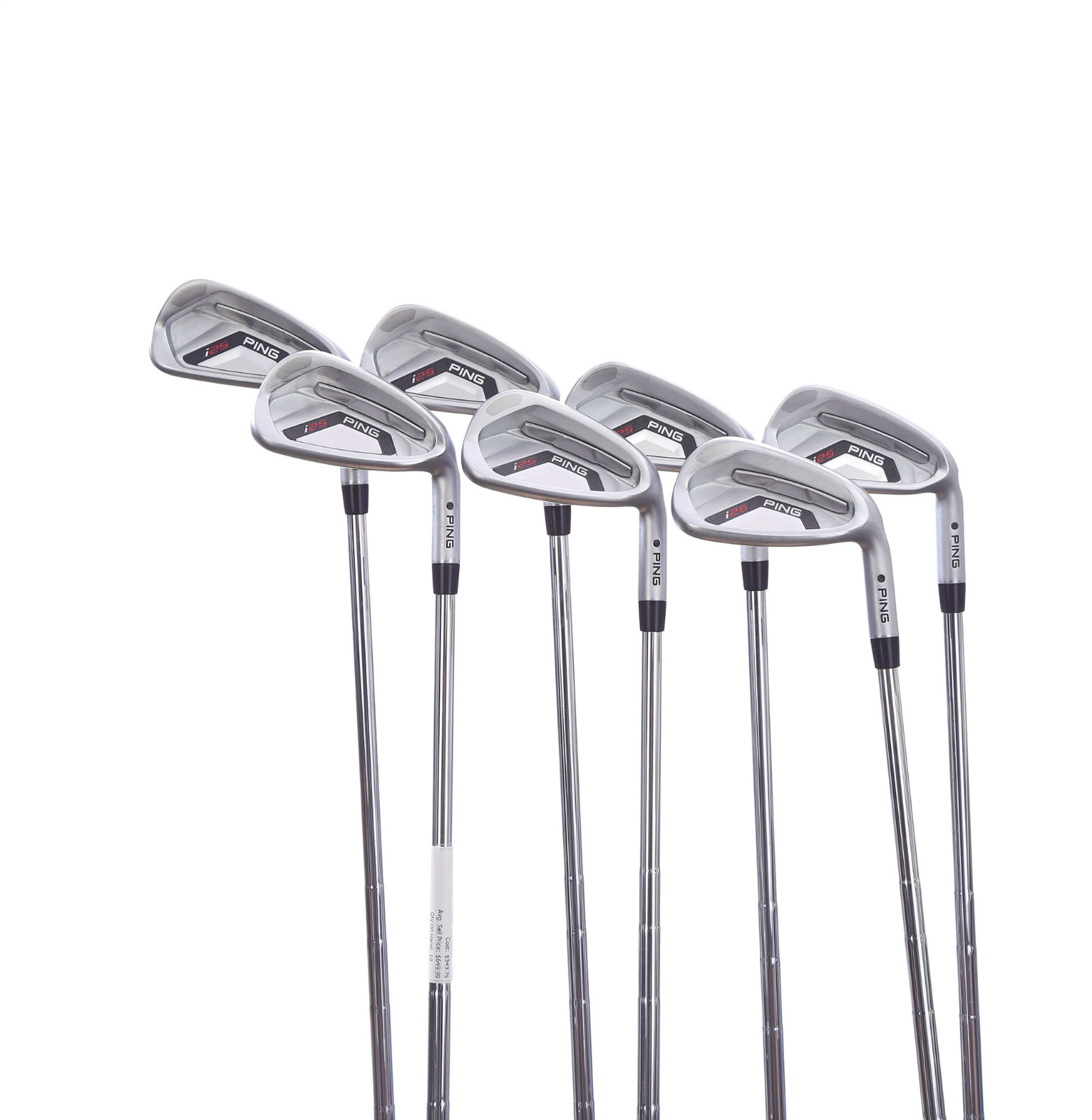 Right Handed Ping i25 Iron Set 4PW CFS Stiff Steel Golf Clubs Black