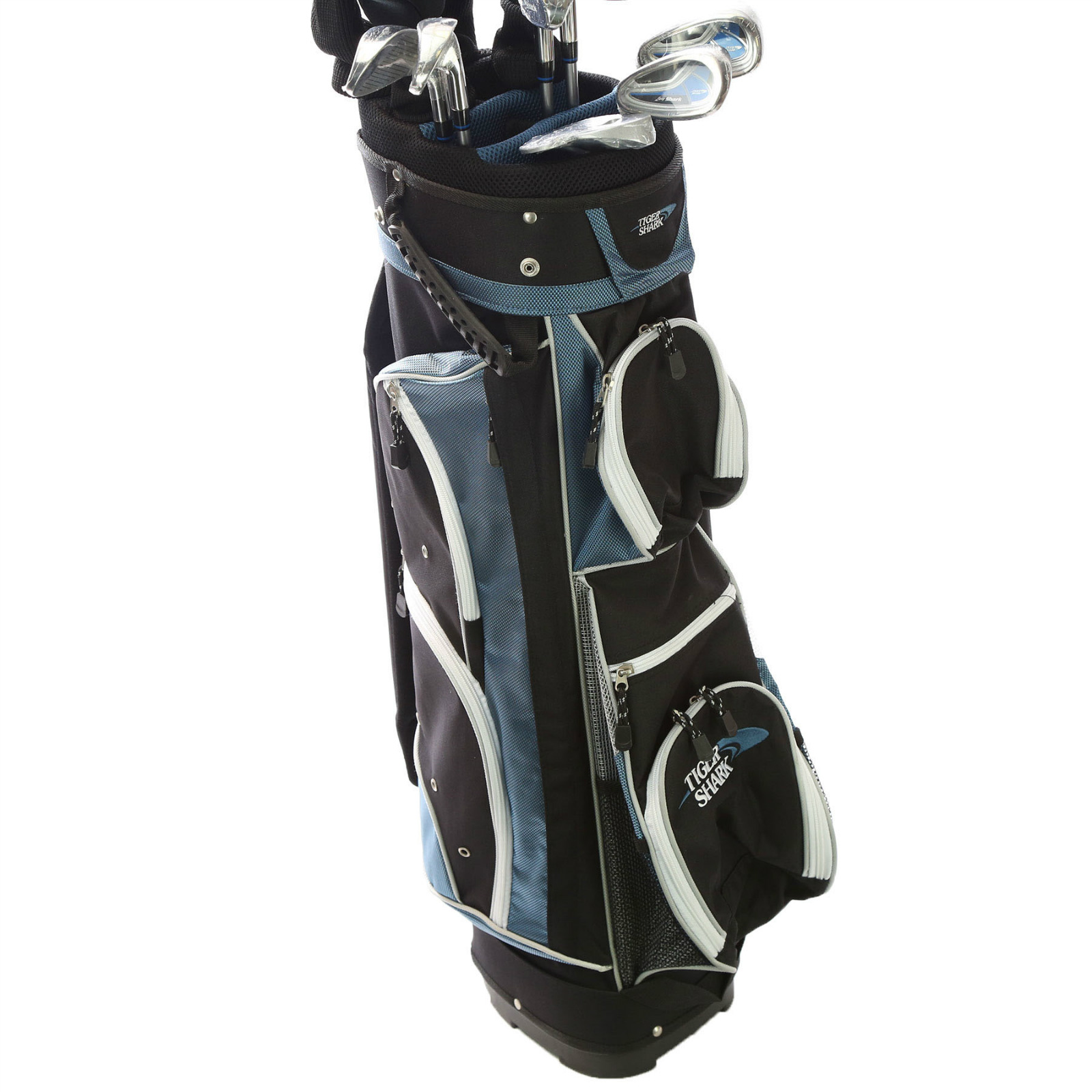 New Tiger Shark Women's Complete Golf Set Blue Left Handed Ladies Flex