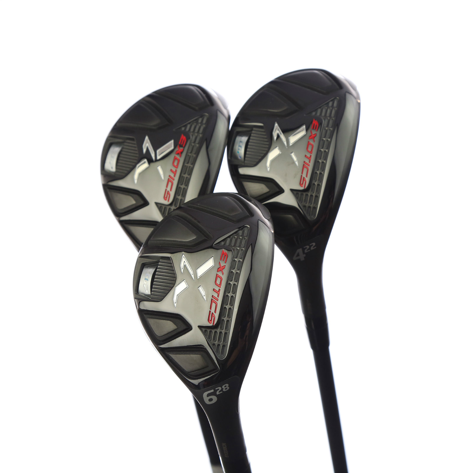 Tour Edge Exotics XCG7 Hybrids Set 4H22° 5H25° 6H28° Regular
