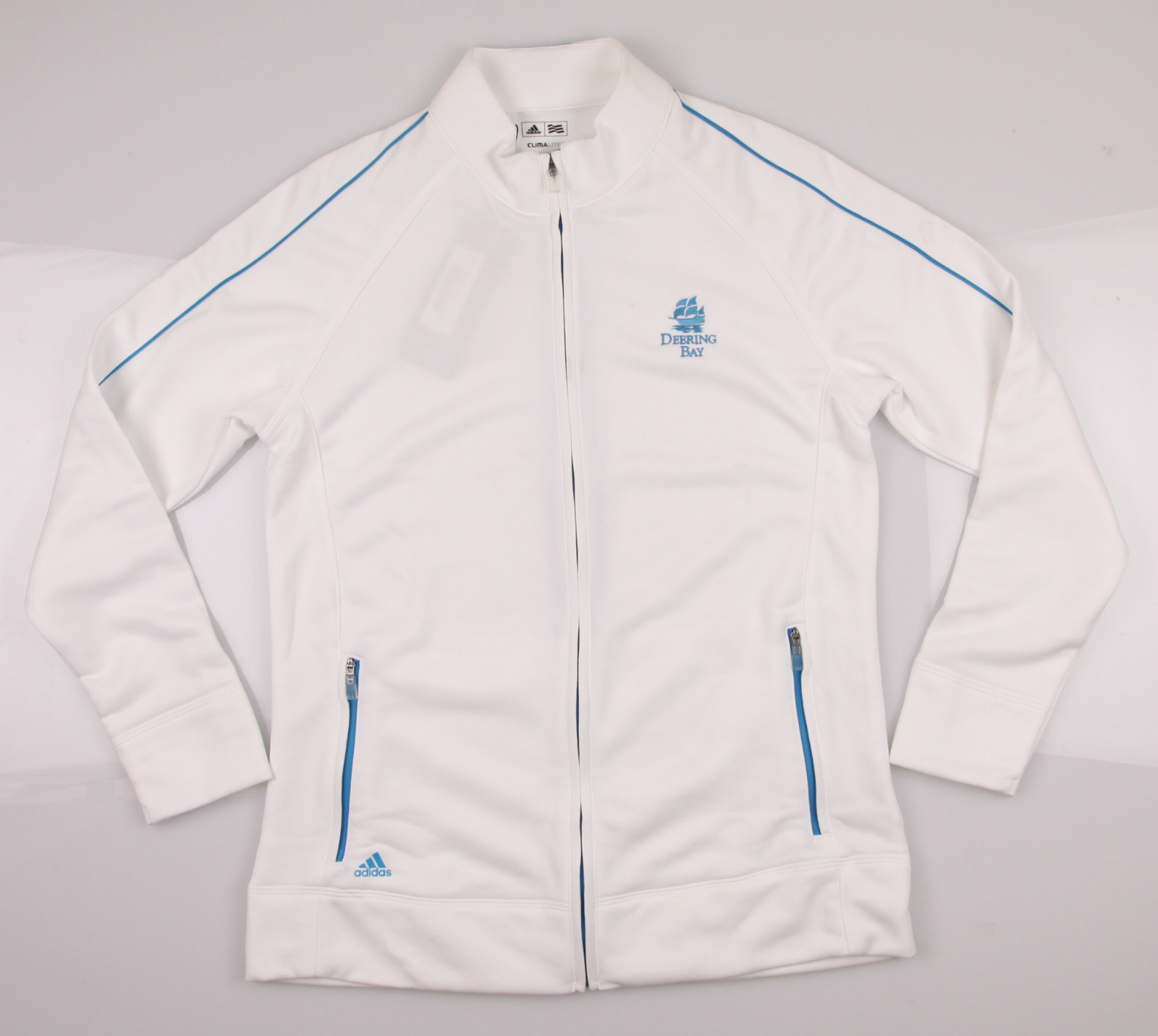 NEW Women's ADIDAS ClimaLite White Golf Jacket Size Medium