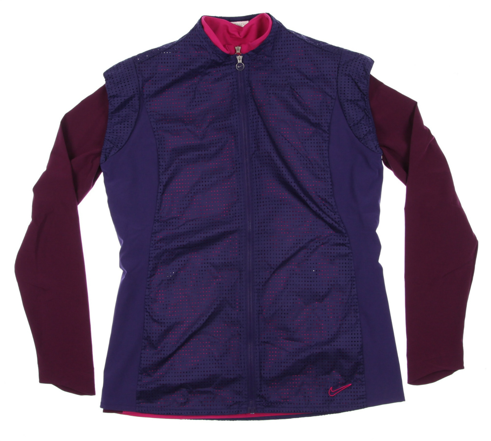 New Women's Nike Golf Wind Resistant 2in1 Golf Vest Jacket Size L