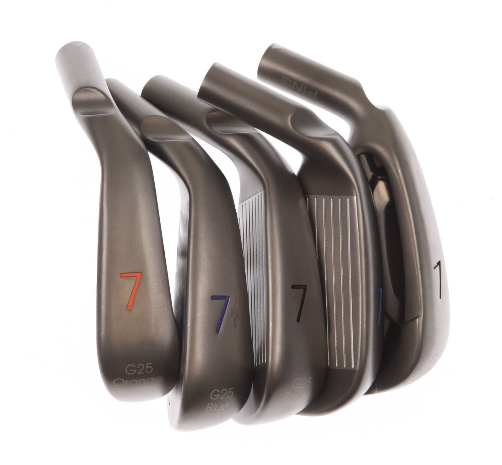 Lot of (5) Ping G25 7 Irons Golf Club HEADS ONLY Right & Left