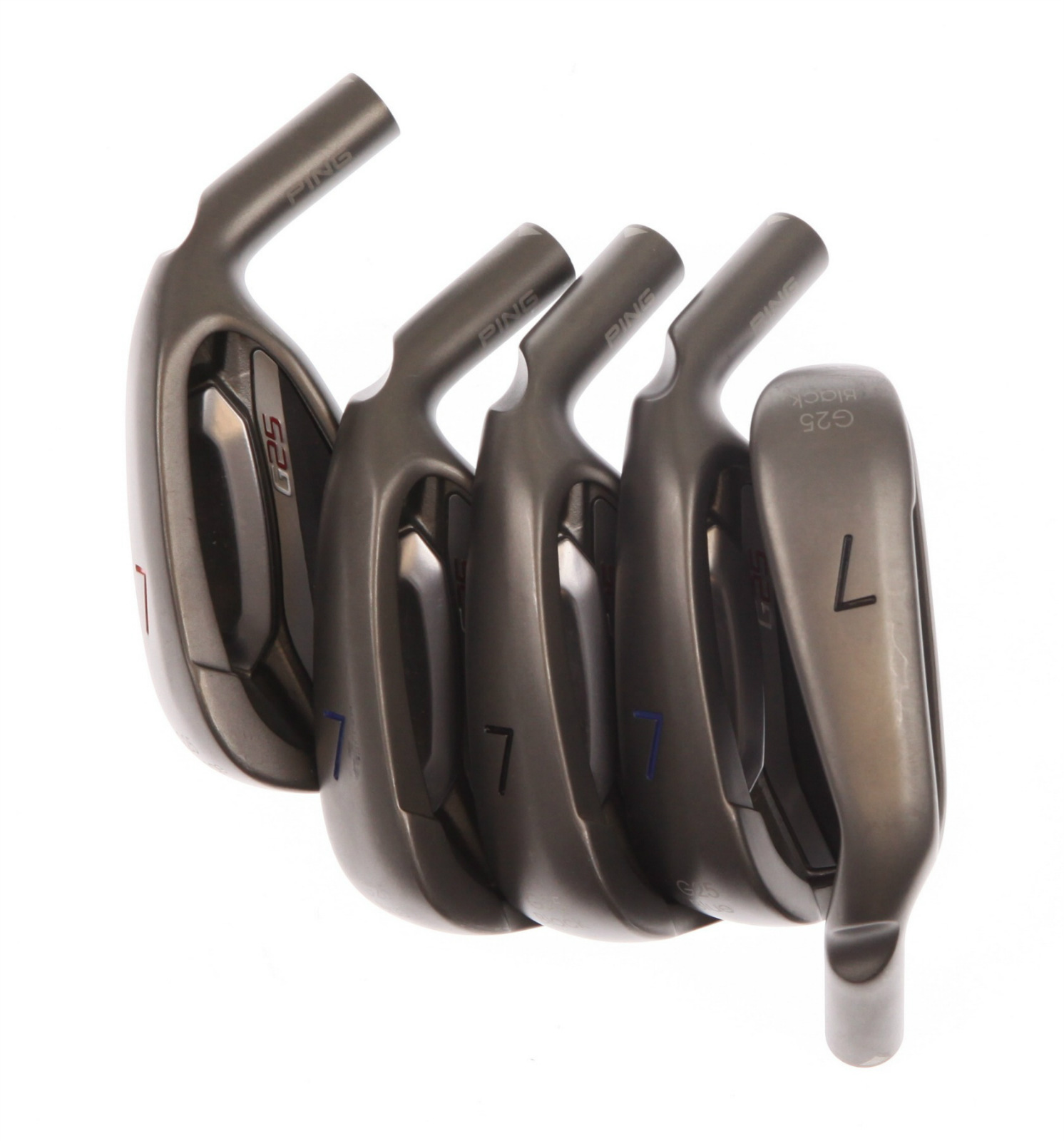 Lot of (5) Ping G25 7 Irons Golf Club HEADS ONLY Right & Left