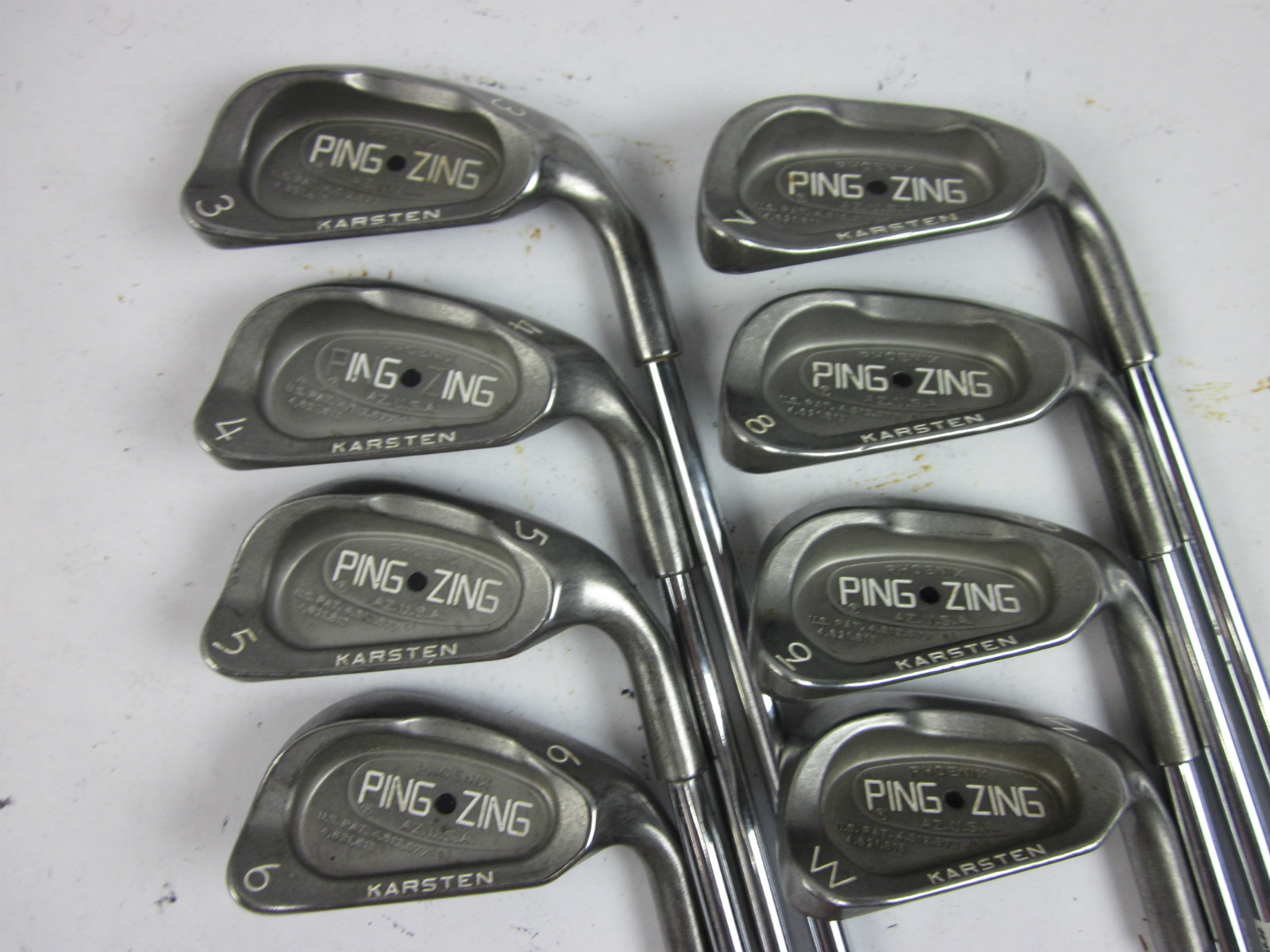 Ping Zing Black Dot Iron Set 3PW Regular JZ Steel Right Handed 37.75