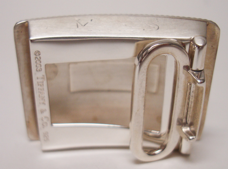 Signed Tiffany & Co. Men&#39;s Sterling Silver Belt Buckle | eBay
