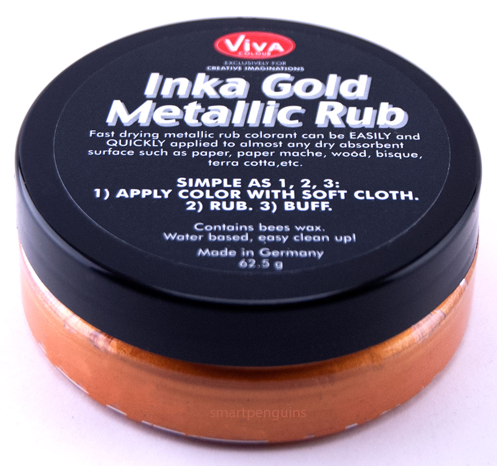 Viva Decor Inka Gold Metallic Rub Finish Paint Beeswax Germany Choose Your Color