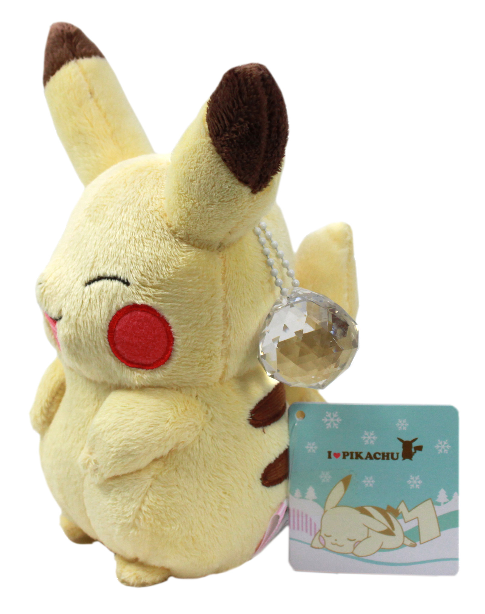 winking pikachu plush