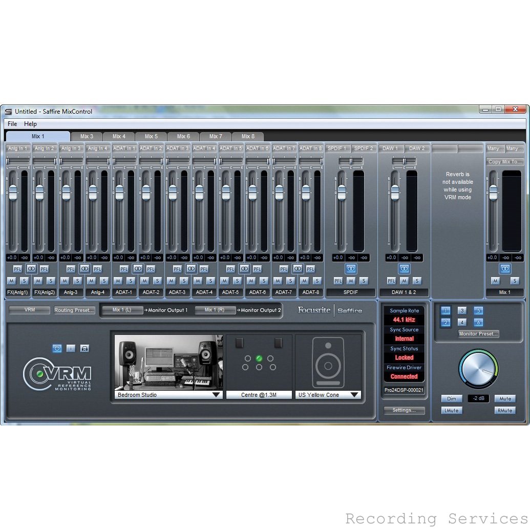 Focusrite Saffire Pro 24 DSP Firewire Audio Interface - Factory ...