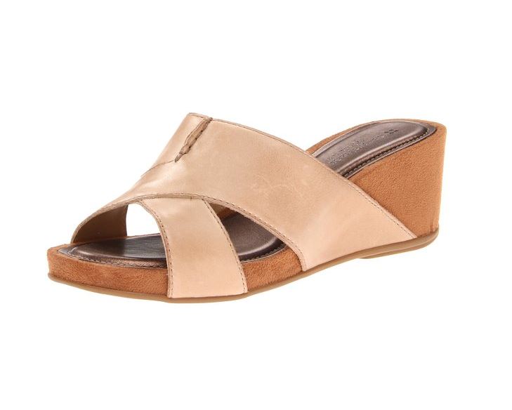 Naturalizer Women's Pengo Sandal Wedge Tan Leather 6M New Display ...