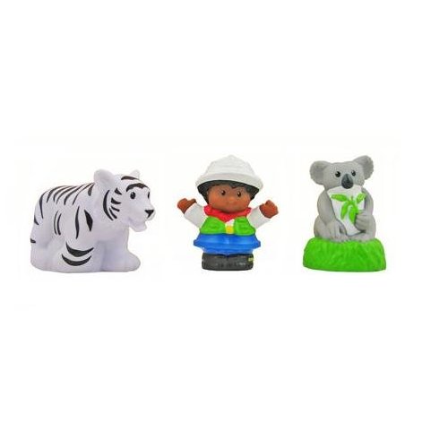 Fisher Price Zoo Talkers WHITE TIGER, KOALA AND ZOO KEEPER Replacement