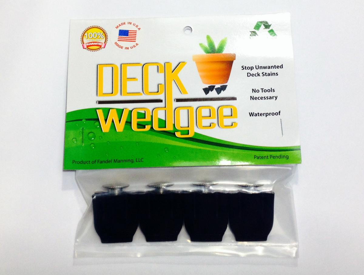 DECK WEDGEEPLANT POT FEET RISERSPROTECT DECK PATIONO STAINSFREE U.S