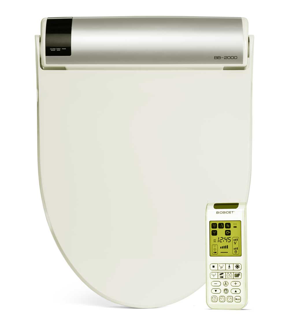BIO BIDET BLISS BB2000 BEIGE ELONGATED Electric Toilet Seat Jet Wash Remote New, Decorate With