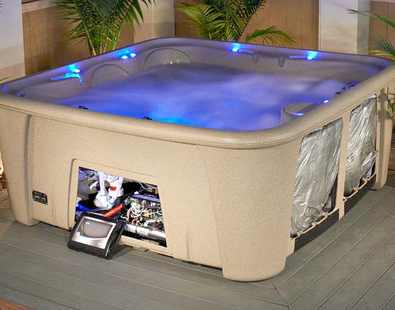 HOT TUB 6 PERSON DURASPORT G6 LUXURY SPA Lounger 240V 33 Jets 4HP 2Spd Pump New, Decorate With