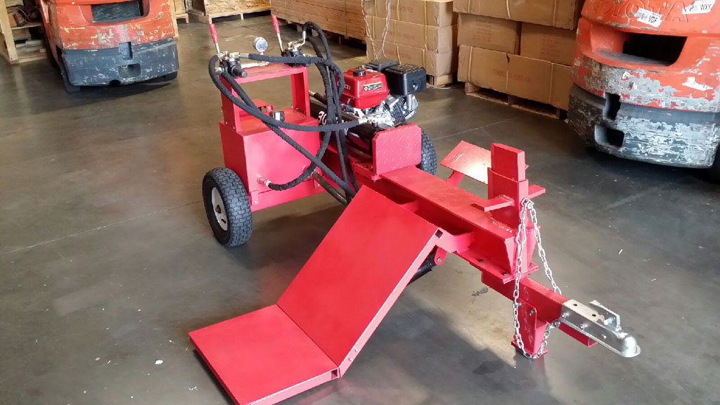 30 TON LOG WOOD SPLITTER LOG LIFT 15HP GAS ENGINE HYDRAULIC Electric
