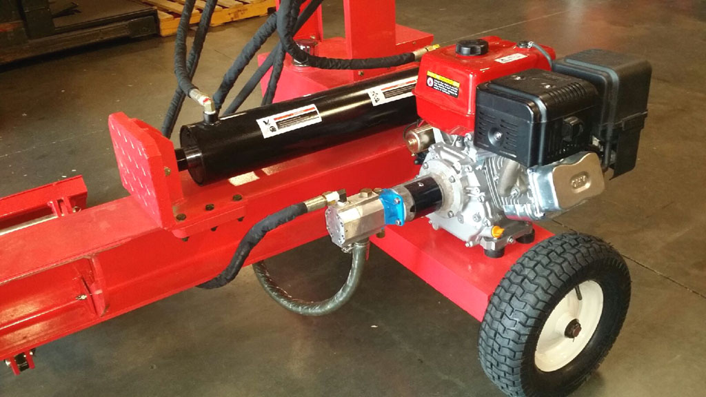 30 TON LOG WOOD SPLITTER LOG LIFT 15HP GAS ENGINE HYDRAULIC Electric