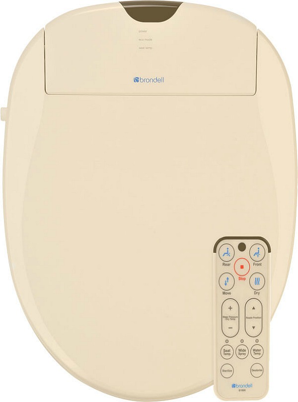 BIDET BRONDELL SWASH 1000 BISCUIT BEIGE ELONGATED Toilet Seat Remote