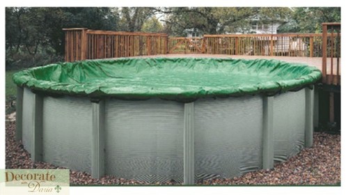 WINTER COVER POOL 10' x 16' OVAL Above Ground Ultra Armor Platinum 15 Year New, Decorate With Daria