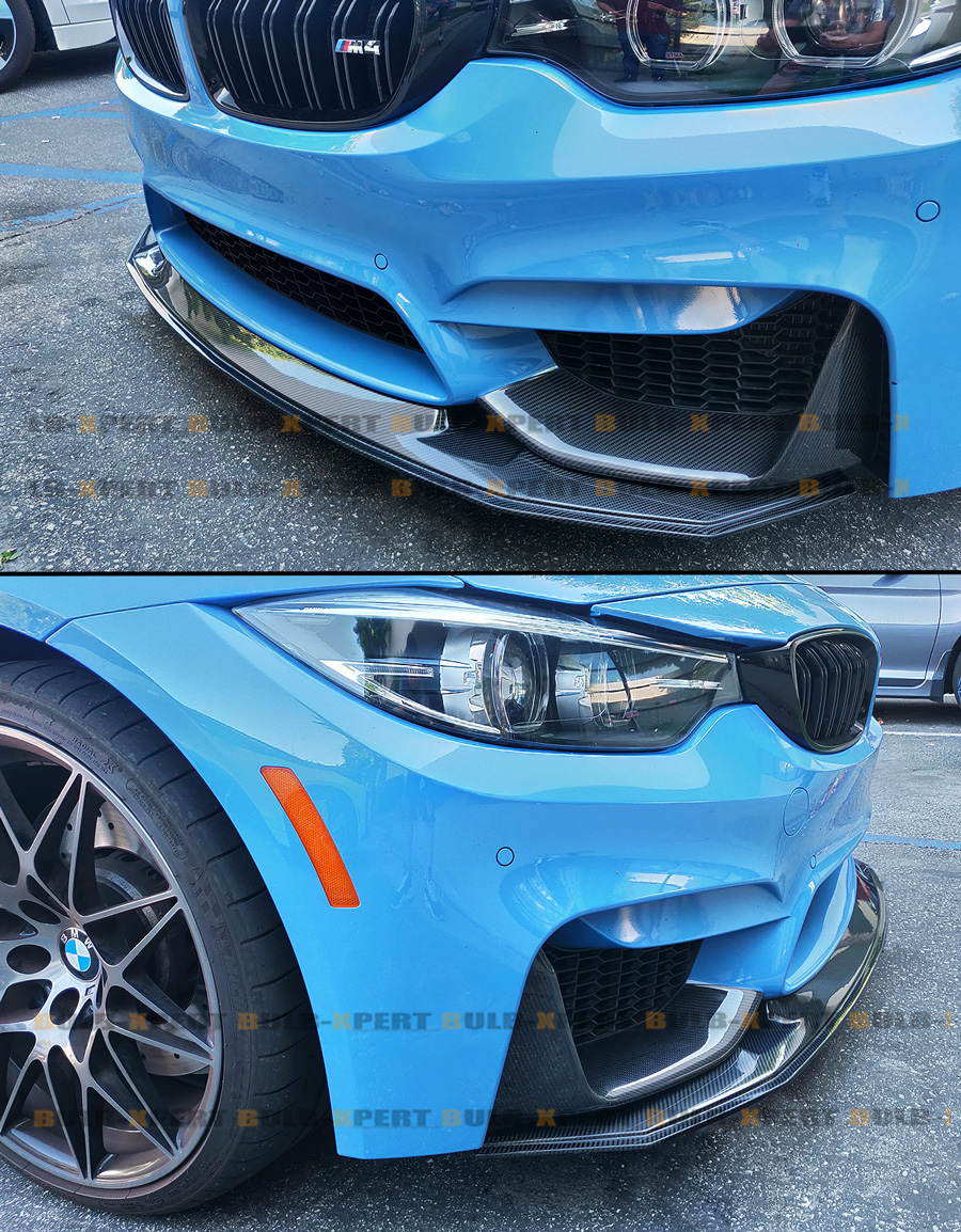 For Bmw F M F F M Gts Style Carbon Fiber Front Bumper Lip