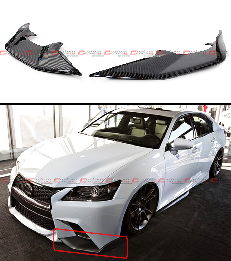 2015 Lexus Gs 350 F Sport For Sale >> 2 PC JDM CARBON FIBER FRONT BUMPER SPLITTERS LIP FOR 2013-15 LEXUS GS350 F SPORT | eBay 2015 Lexus Gs 350 F Sport For Sale >> 2 PC JDM CARBON FIBER FRONT BUMPER SPLITTERS LIP FOR 2013-15 LEXUS GS350 F SPORT | eBay