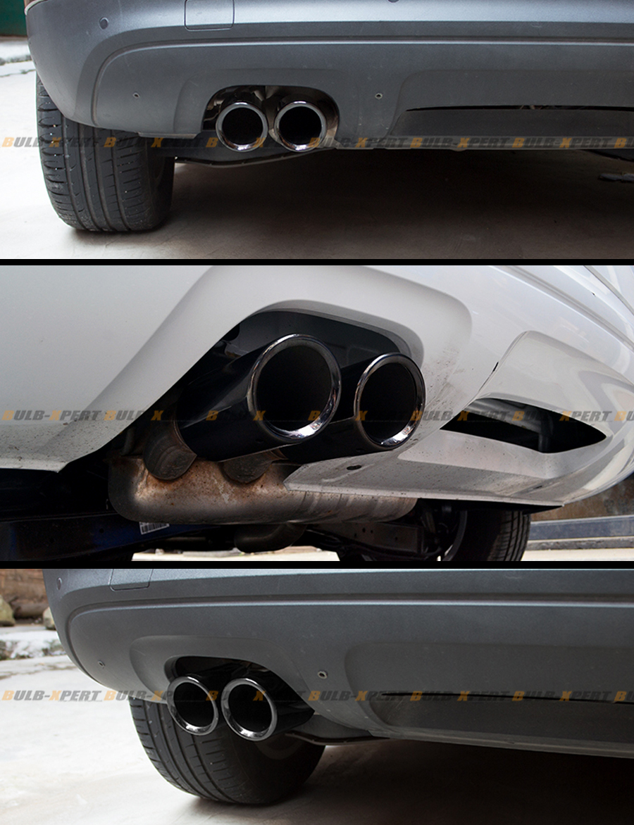 5 Inch Exhaust Pipe >> TITANIUM BLACK CHROME SLIP-ON STEEL MUFFLER EXHAUST TIPS ... 5 Inch Exhaust Pipe >> TITANIUM BLACK CHROME SLIP-ON STEEL MUFFLER EXHAUST TIPS ...