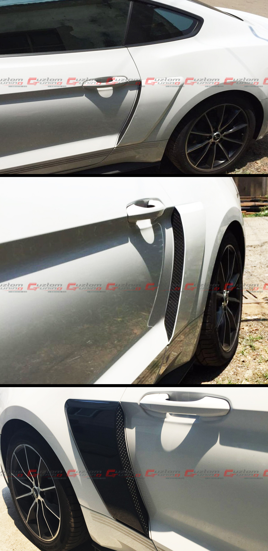 For 20152017 Ford Mustang GT Style Rear Fender Panel Door Side Scoops