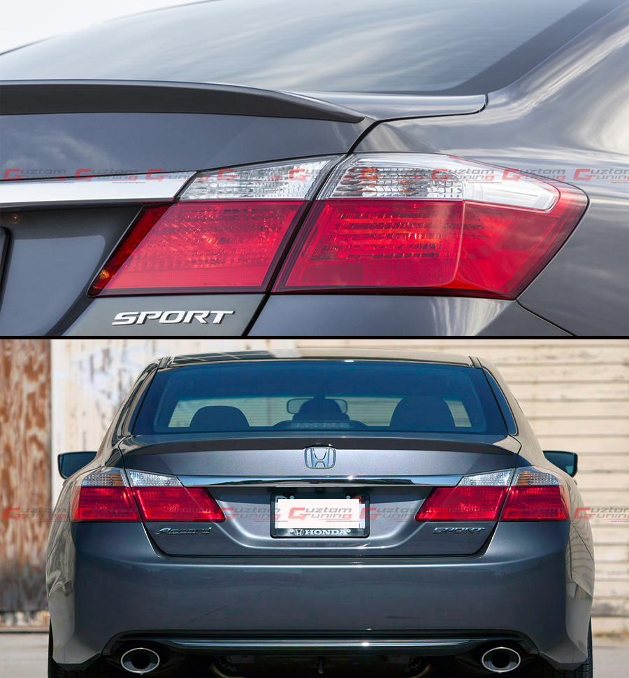 20132016 9TH HONDA ACCORD 4DR SEDAN PAINTED SPORT REAR TRUNK LID