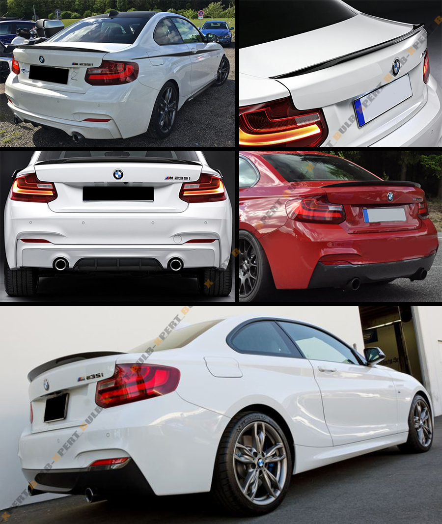 PERFORMANCE STYLE CARBON FIBER TRUNK LID SPOILER WING FOR BMW F22 228i