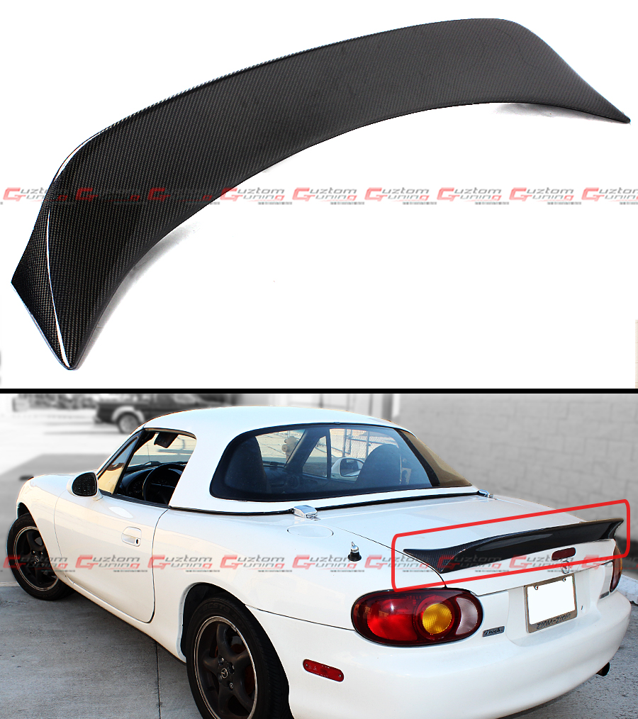 For 199905 Mazda Miata NB 2nd Gen Carbon Fiber Extended Big Trunk