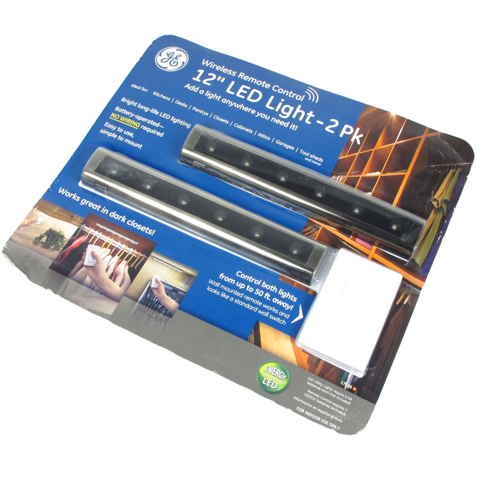 GE 2Pack Wireless Remote Control 12" LED Light 17526 eBay