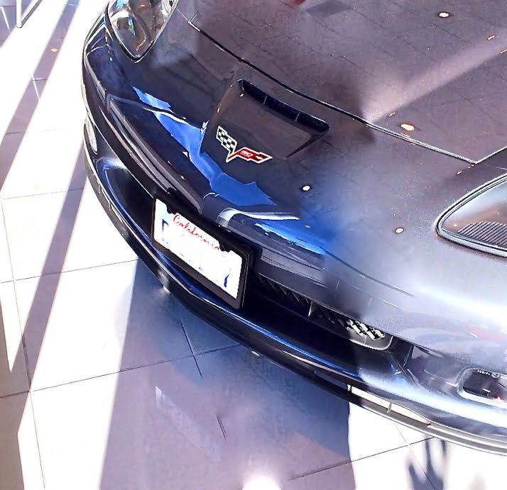 Corvette C4 C5 C6 Drill Free Removable License Plate Holder eBay