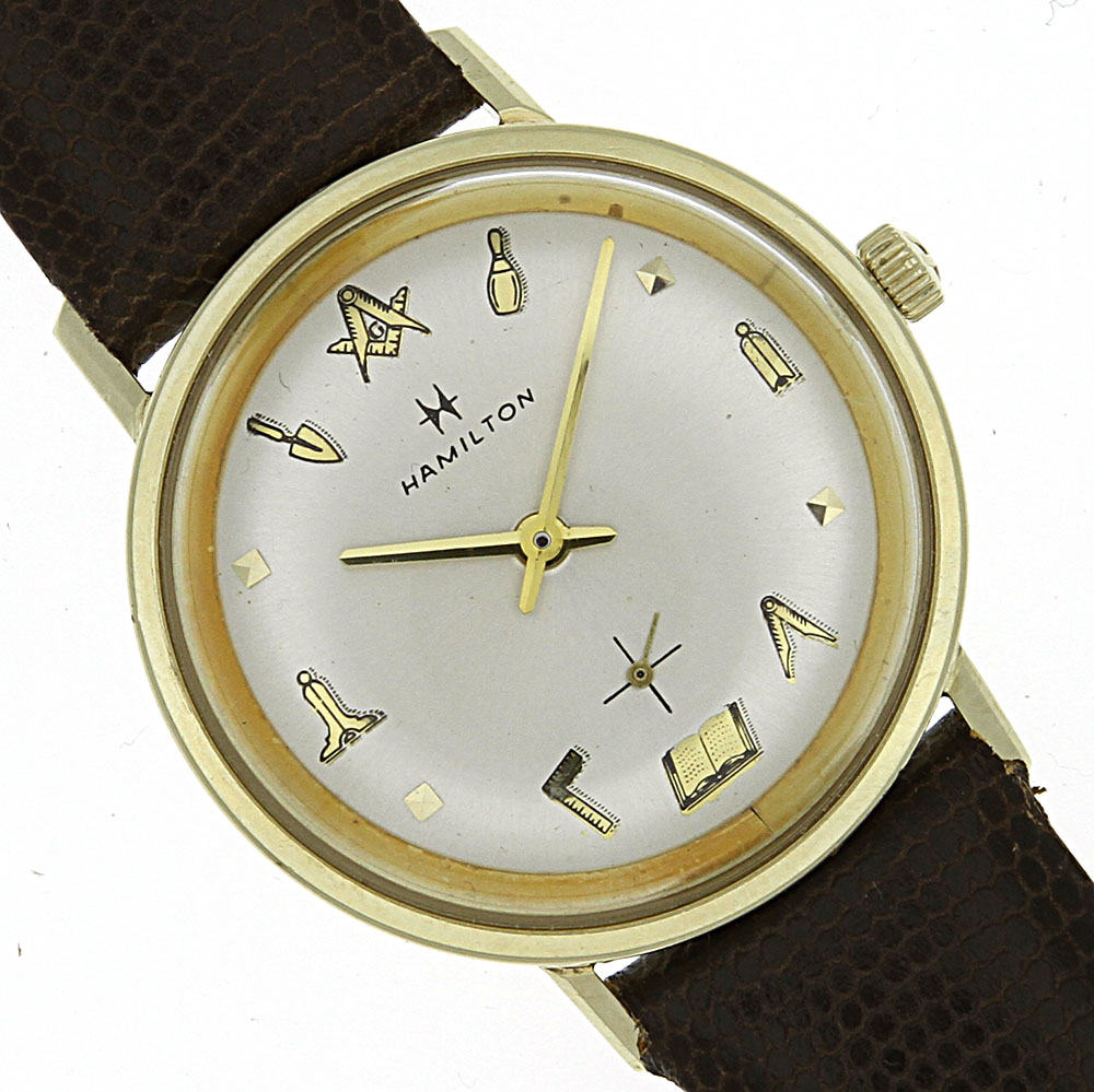 hamilton masterpiece masonic watch