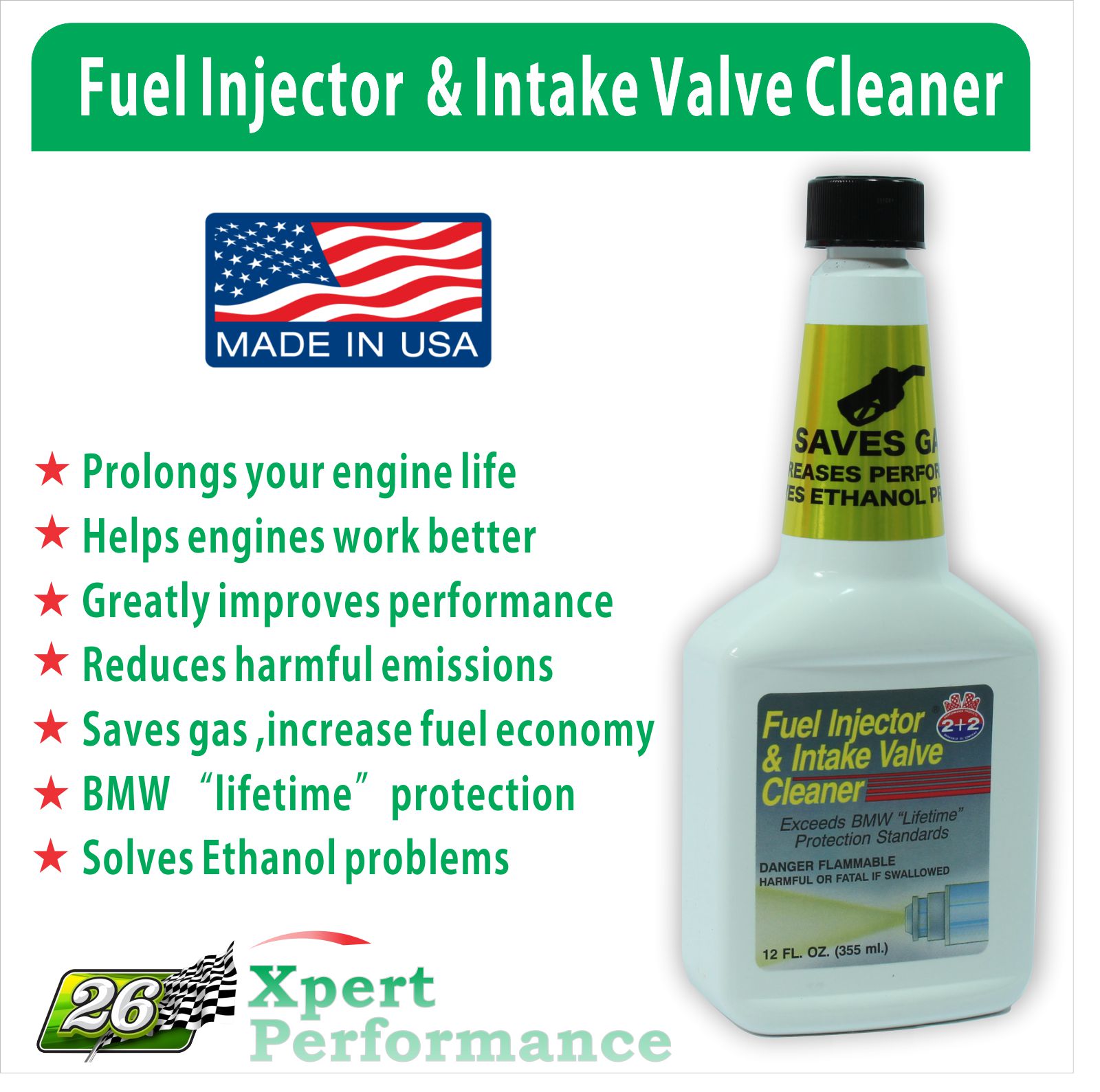 Best Quality Fuel Injector & Intake Valve Cleaner Extends Engine Life