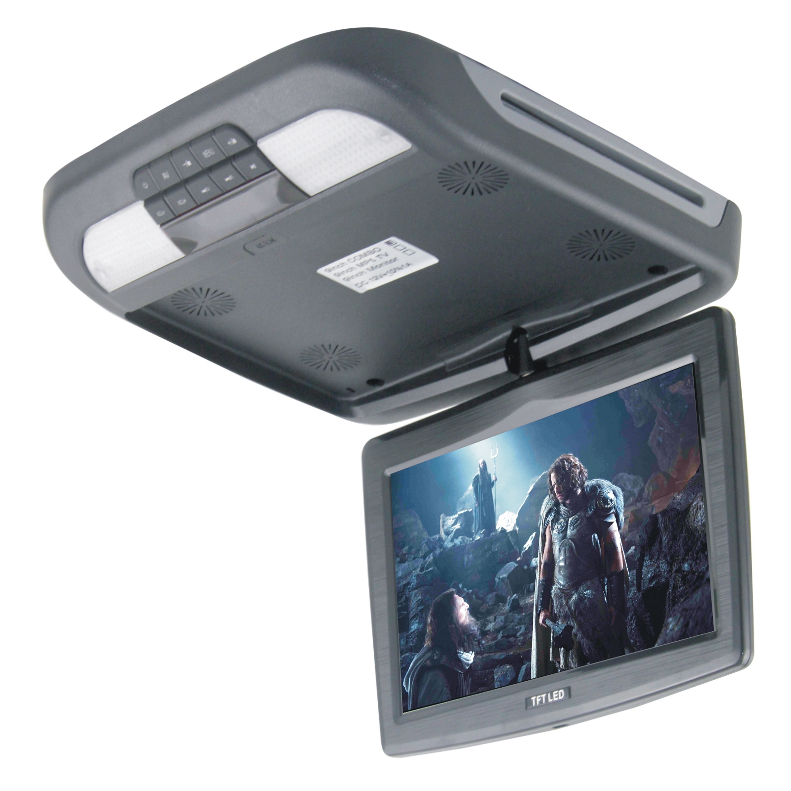 Best Quality Flip Down 11.6" Roof HD Monitor DVD USB SD Player Truck