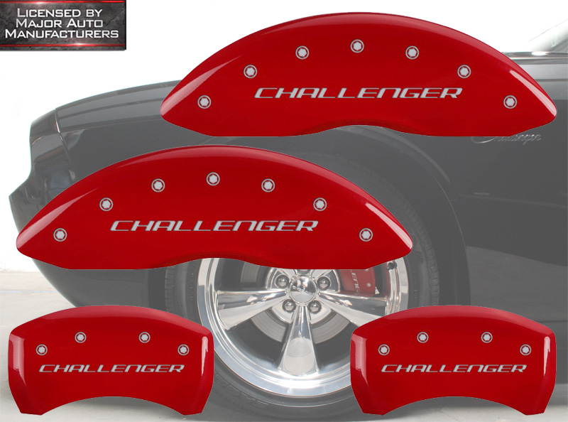 20112015 Dodge "Challenger" SE SXT Front Rear Red MGP Brake Disc